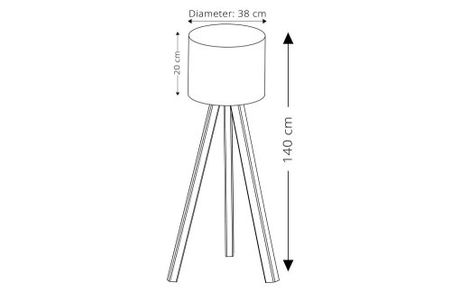 Stojací lampa AYD-1518