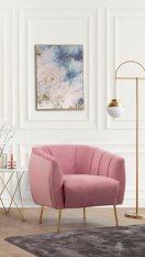 Kreslo ušiak Istiridye - Rose