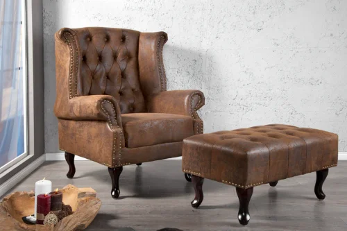 Chesterfield křeslo MIDAS Dekorhome