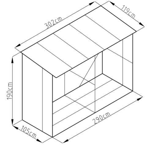 Dřevník WA-A/C