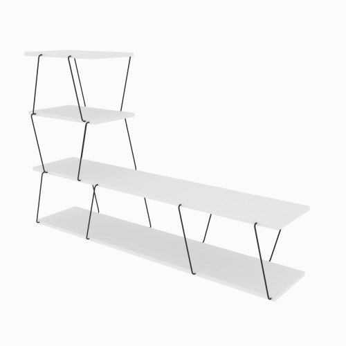 TV stolek Ilgaz - White