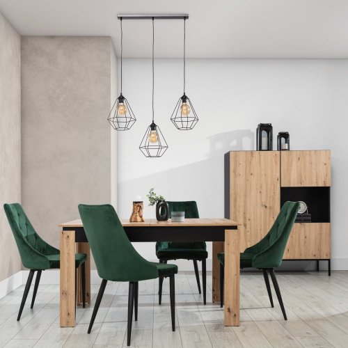 Brevitas 70x25x100cm závěsná lineární 3 černý