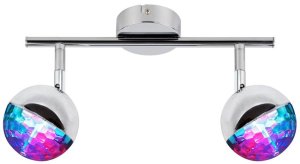 Stropná lampa RGB LED 2x3W