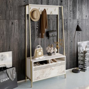 Předsíňová stěna Devin - White