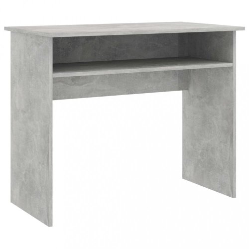 Písací stôl s policou 90x50 cm Dekorhome - BAREVNÁ VARIANTA: Betón