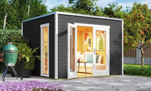 Luxusný drevený záhradný domček P 285 (3x2,5m)
