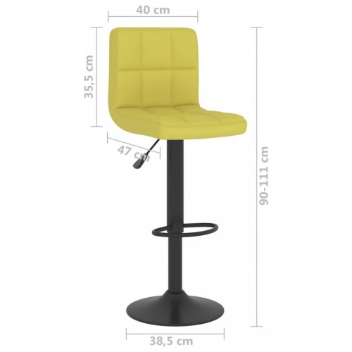 Barová židle látka / kov Dekorhome - BAREVNÁ VARIANTA: Žlutá