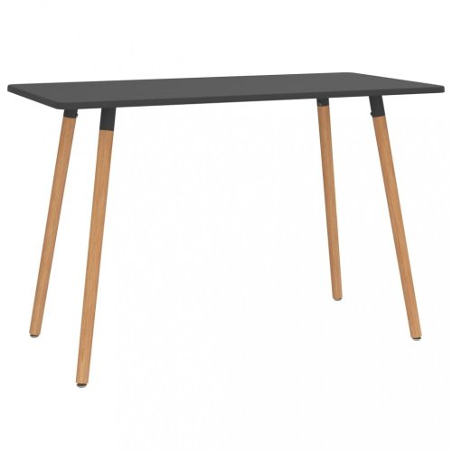 Jídelní set 6+1 buk / umělá kůže / plast Dekorhome