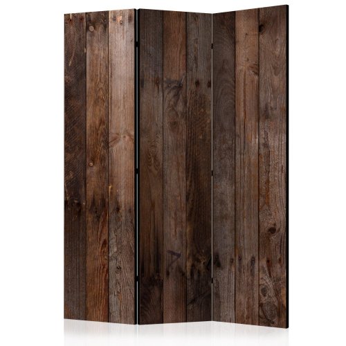 Paraván Wooden Hut Dekorhome - ROZMER: 135x172 cm (3-dielny)