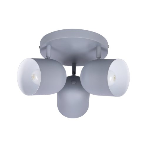 Stropná lampa 3xE27 sivá 32cm AZURO