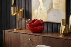 Stolní váza RED Dekorhome