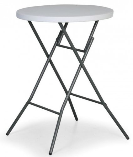 Skladací stôl CATERING Ø 80 cm - VÝŠKA: 110 cm