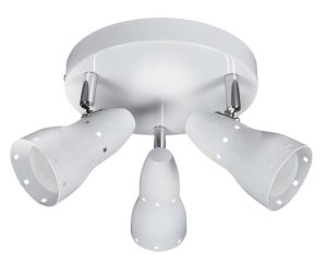 Stropní svítidlo plafond 3x40W E14 bílé