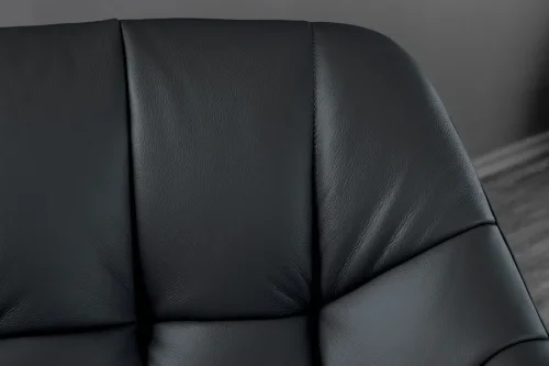 Otočné jídelní křeslo KOKALOS 2 ks kůže Dekorhome