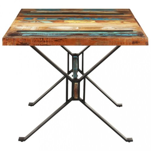Jídelní stůl dřevo / ocel Dekorhome - ROZMĚR: 180x90x76 cm