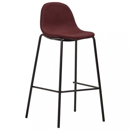 Barový set 3ks textil / bílá Dekorhome