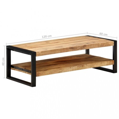 Konferenčný stolík drevo / kov Dekorhome - DEKOR: Recyklované drevo