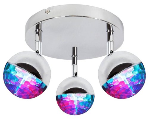Stropní lampa RGB LED 3x3W - POSLEDNÍ KUS