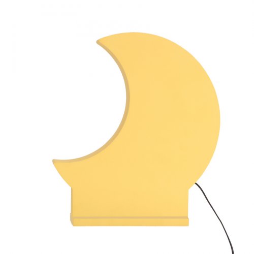 Detská stolná lampička MOON LED - BAREVNÁ VARIANTA: Žltá