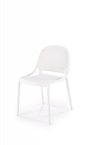 Stohovateľná jedálenská stolička K532 - BAREVNÁ VARIANTA: Biela