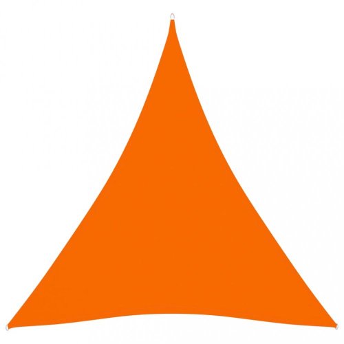 Stínící plachta trojúhelníková 4x4x4 m oxfordská látka Dekorhome - BAREVNÁ VARIANTA: Oranžová