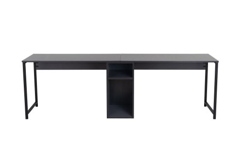 Psací stůl Twin Study Desk - Anthracite, Black