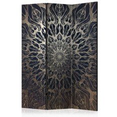 Paraván - Spider Web (Brown) [Room Dividers]
