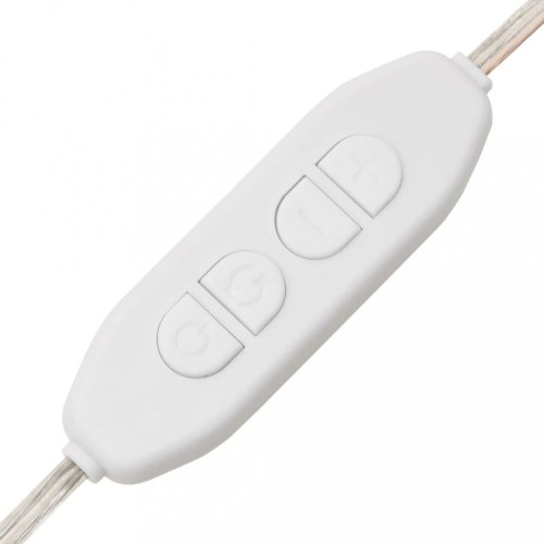 Toaletní stolek s LED osvětlením Dekorhome