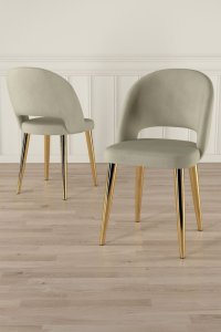 Súprava stoličiek (4 kusy) Pane - Cream, Gold