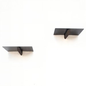 Dekoratívna kovová nástenná polica Wr042