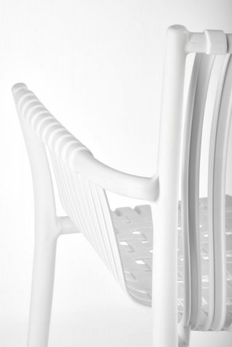 Stohovatelná jídelní židle K492 - BAREVNÁ VARIANTA: Bílá