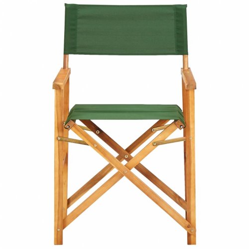 Režisérska stolička akáciové drevo Dekorhome - BAREVNÁ VARIANTA: Zelená