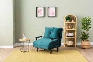 Rozkladacie kreslo Sento Single - Petrol Green