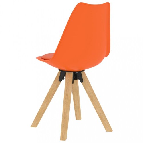 Jídelní set 4+1 buk / umělá kůže / plast Dekorhome