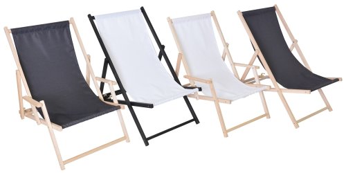 Skládací plážové lehátko BAHAMA s područkami