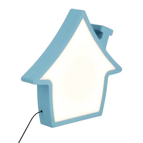 Dětská nástěnná lampička HOUSE LED