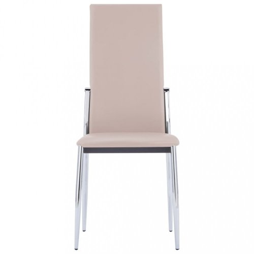 Jedálenská stolička 2 ks umelá koža Dekorhome - BAREVNÁ VARIANTA: Červená