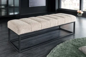 Lavice PELOPS bouclé Dekorhome