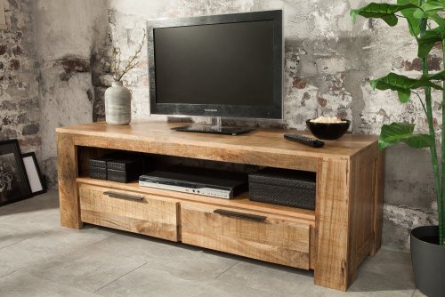 TV stolek THOR Dekorhome - BAREVNÁ VARIANTA: Přírodní dřevo