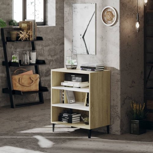 Nízký regál DTD / kov Dekorhome
