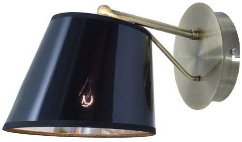 Nástenná lampa 1xE14 25cm CORTEZ patina