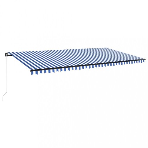 Ručně zatahovací markýza s LED světlem 350x250 cm Dekorhome