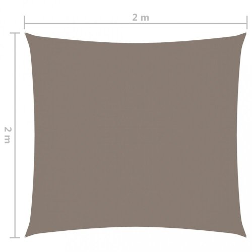 Stínící plachta čtvercová 2 x 2 m oxfordská látka Dekorhome