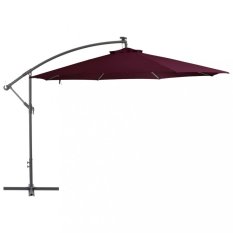 Konzolový slunečník s LED světly Ø 350 cm Dekorhome