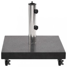 Stojan na slunečník žulový černý Dekorhome