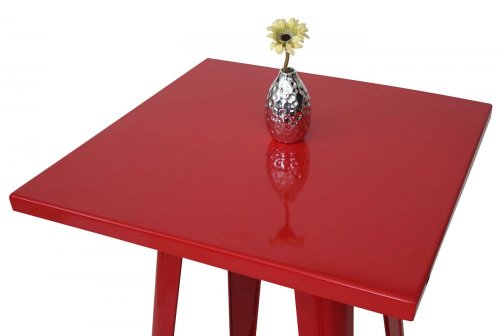 Barový stôl HWC-A73 - BAREVNÁ VARIANTA: Červená
