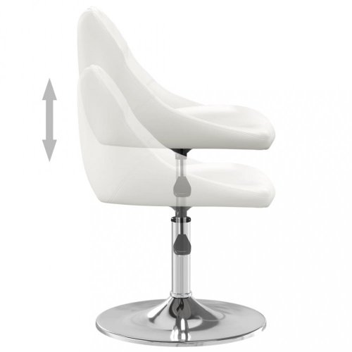 Kancelářská židle umělá kůže / chrom Dekorhome - BAREVNÁ VARIANTA: Krémová
