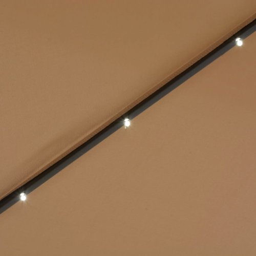 Slunečník s LED Ø 300 cm