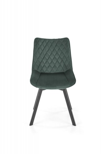 Otočná jedálenská stolička K520 - BAREVNÁ VARIANTA: Tmavo zelená