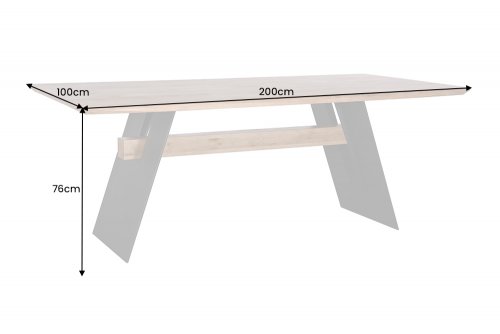 Jedálenský stôl NAZU Dekorhome - ROZMER: 240x100x76 cm